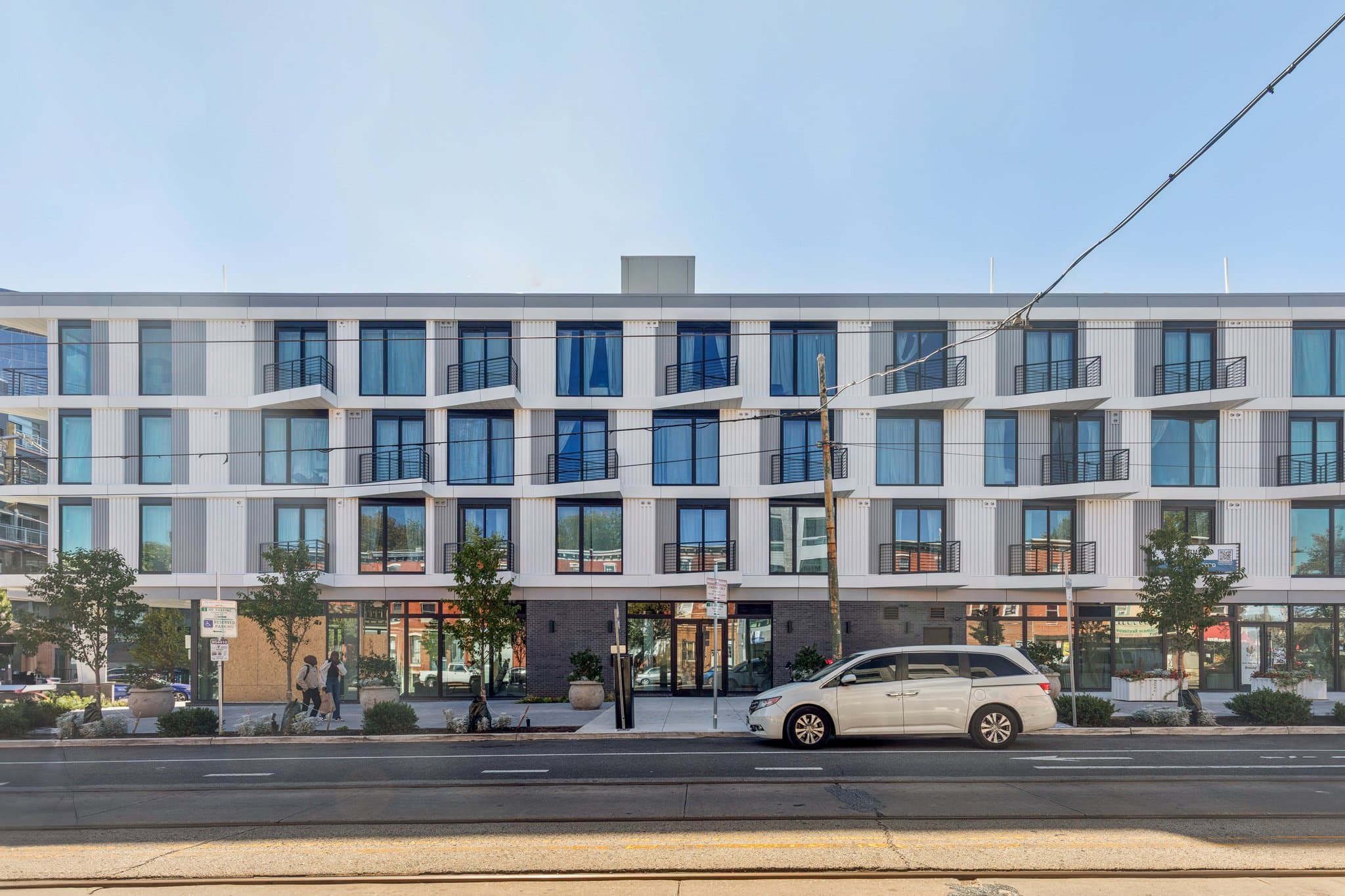 Completed Triad UCity building on Lancaster Avenue